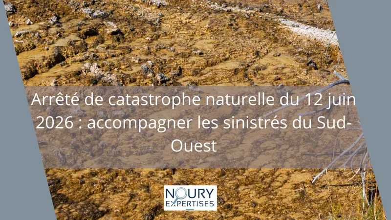 Arrêté de catastrophe naturelle du 12 juin 2026 concernant des communes de Gironde, Dordogne et Landes reconnues pour sécheresse et retrait-gonflement des argiles et inondations